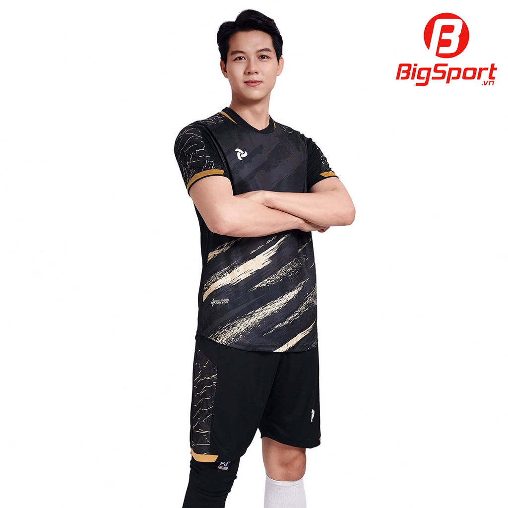 Áo đá bóng không logo JustPlay Thunder
