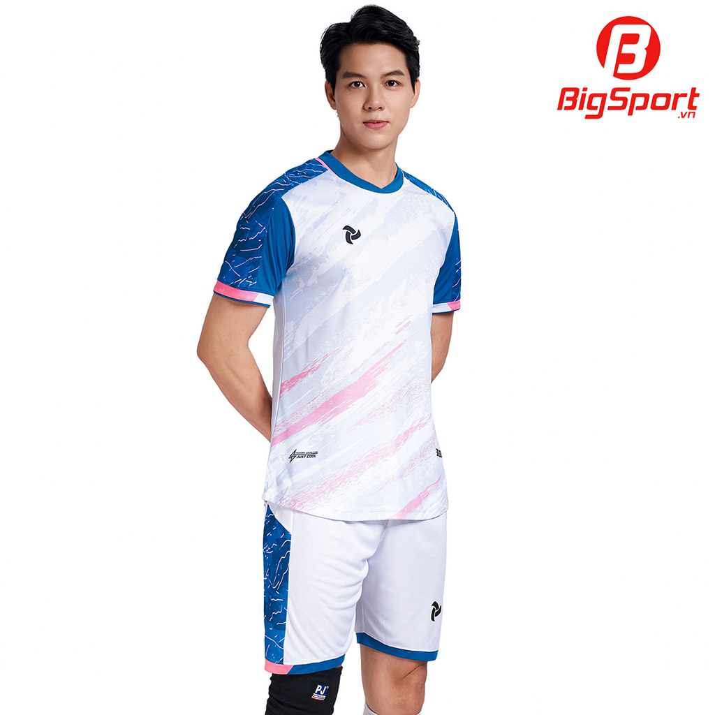 Áo đá bóng không logo JustPlay Thunder