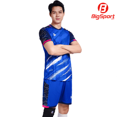 Áo đá bóng không logo JustPlay Thunder