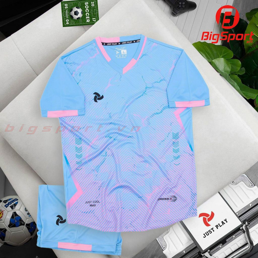 Áo đá bóng không logo Justplay Cross II