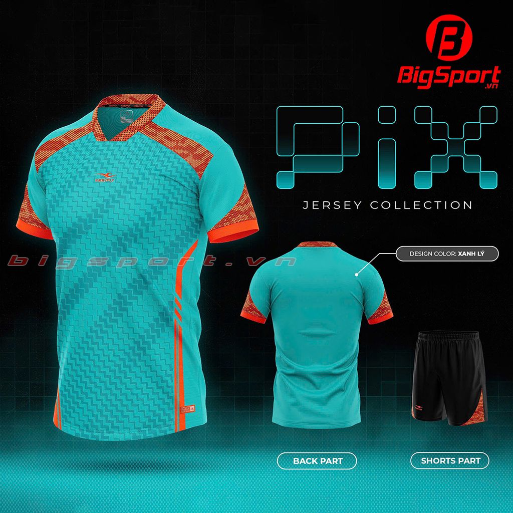 Áo đá bóng không logo Keepfly Pix