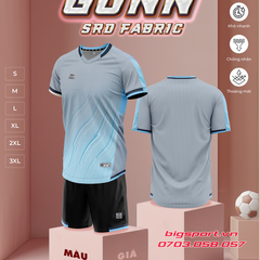 Áo đá bóng không logo Riki SF08 Gunn