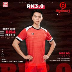 Áo đá bóng không logo Riki RK3.0