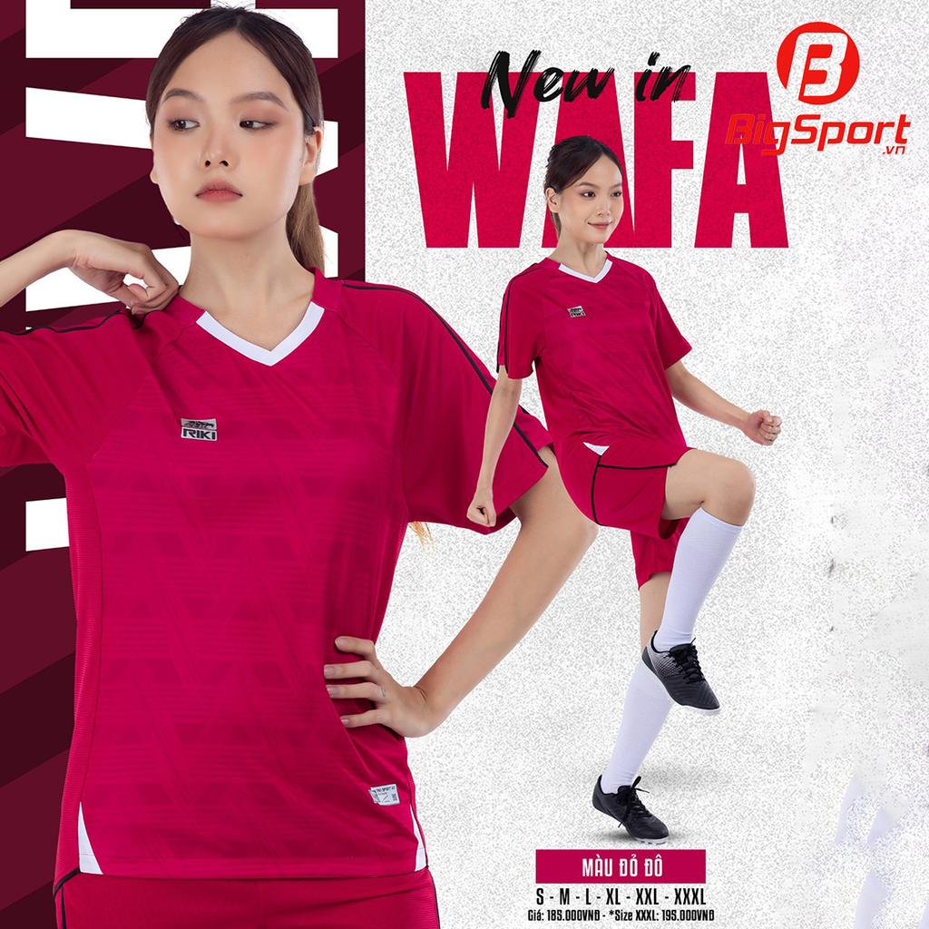 Áo đá bóng không logo Riki Wafa