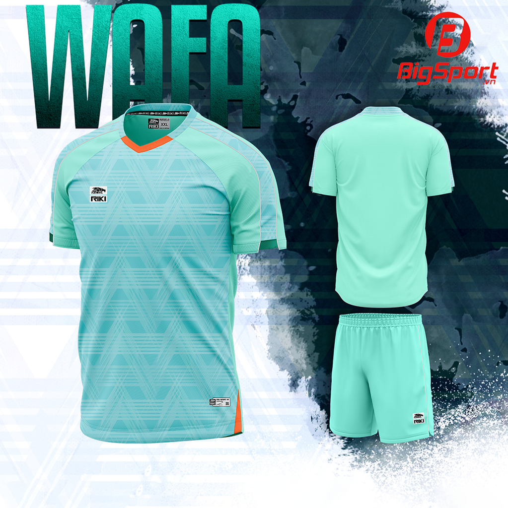 Áo đá bóng không logo Riki Wafa