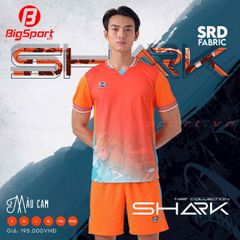 Áo đá bóng không logo Riki Shark