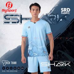 Áo đá bóng không logo Riki Shark