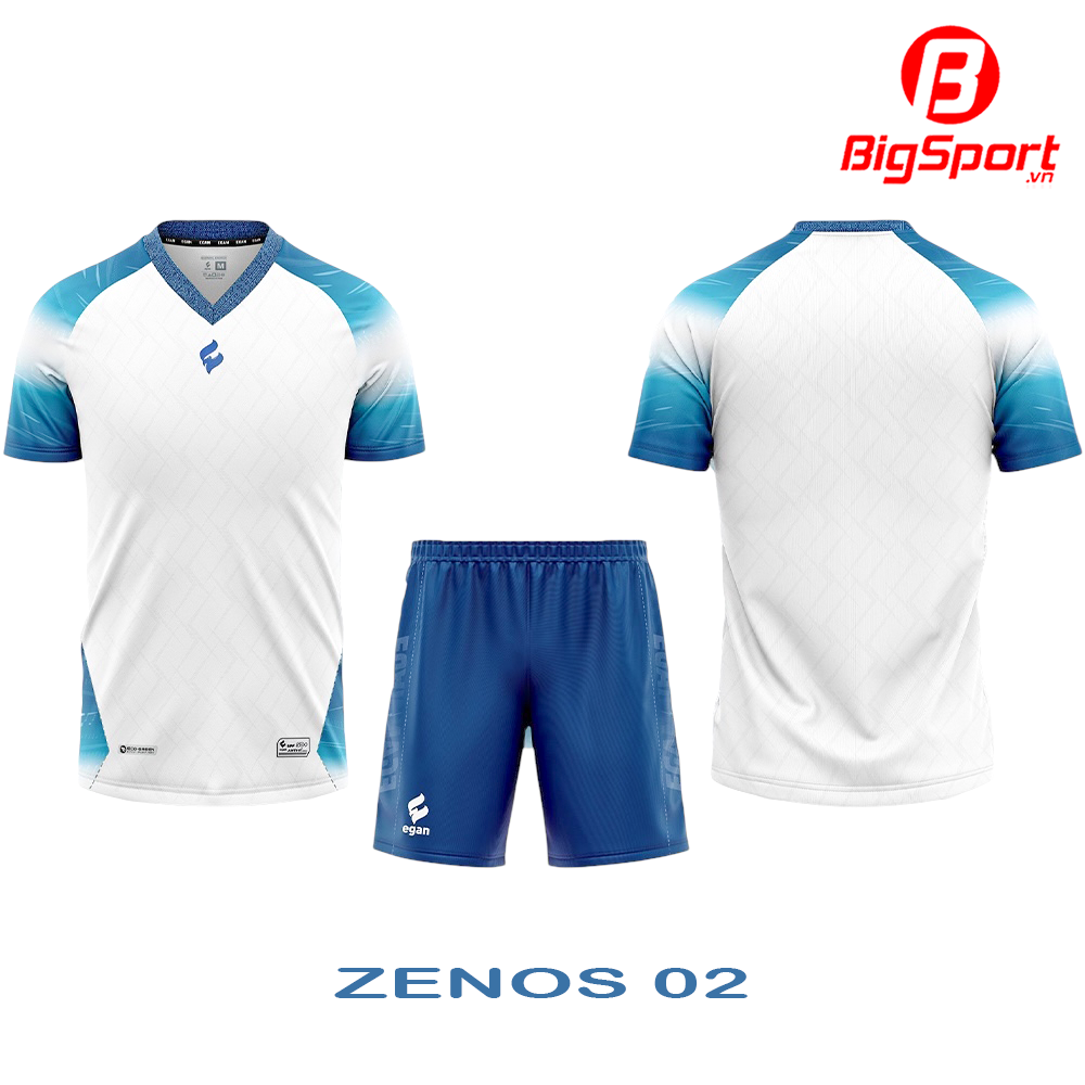 Áo đá bóng không logo Egan Zenos 2