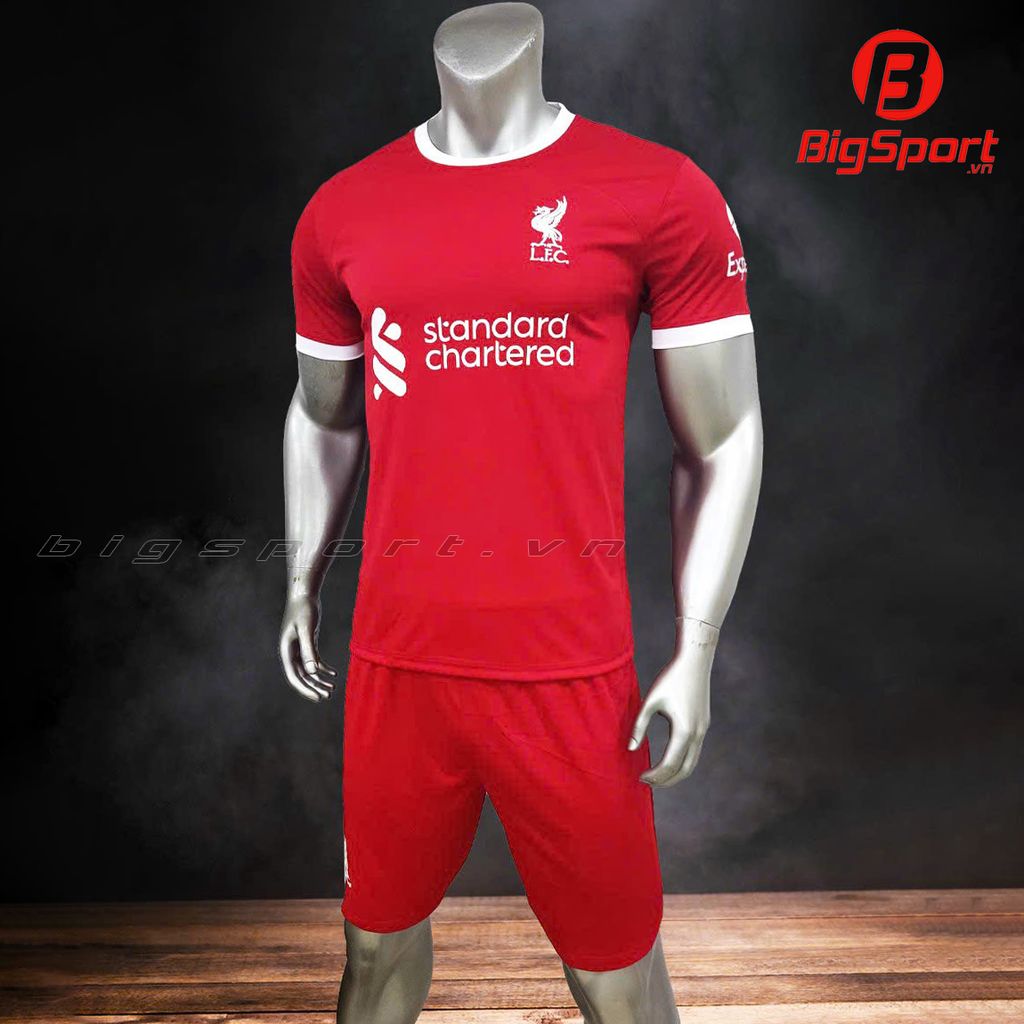 Áo bóng đá Liverpool sân nhà màu đỏ 2023 - 2024