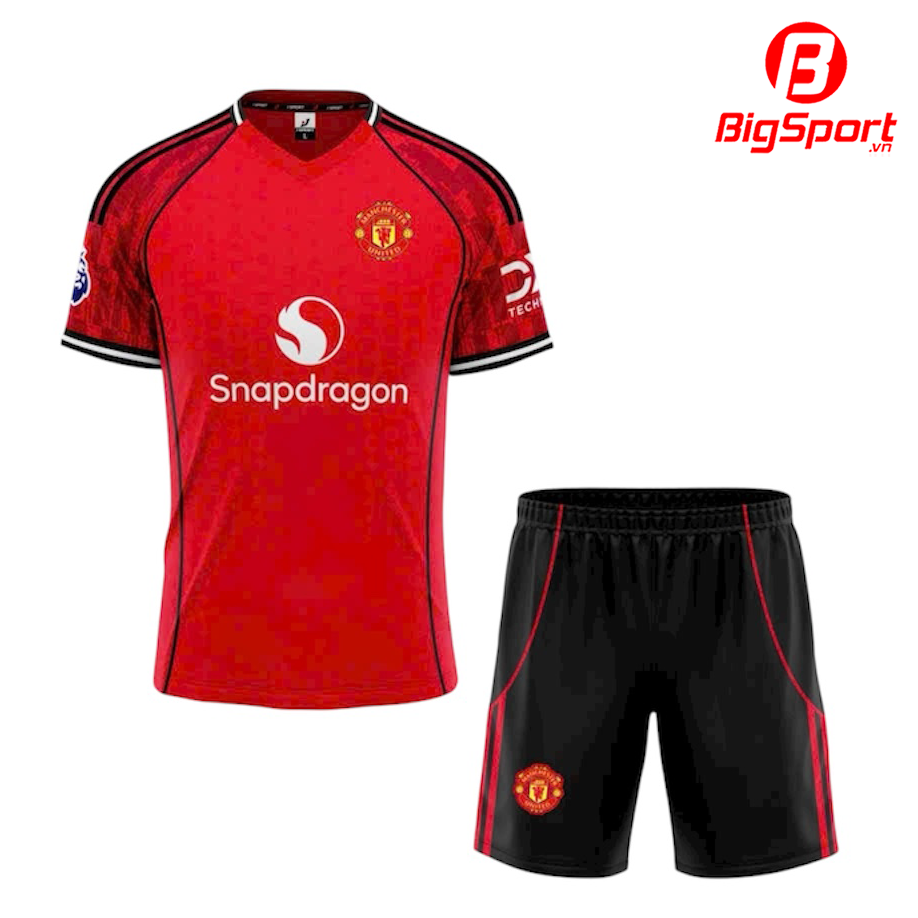 Áo đá bóng Manchester United sân nhà 2025-2026 màu đỏ