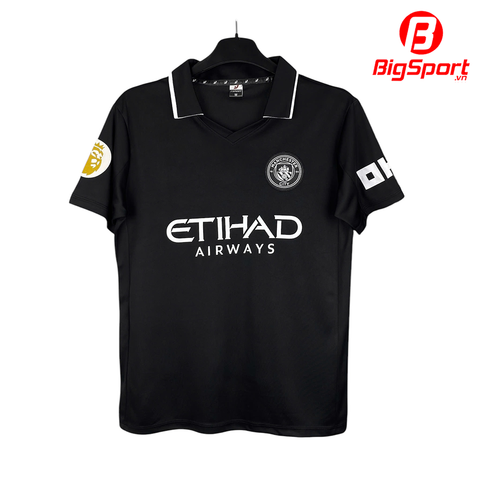 Áo đá bóng Manchester City sân khách 2025-2026 màu đen