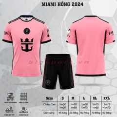Áo đá bóng bóng Miami mùa giải 2024 - 2025