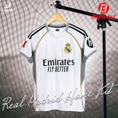 Áo đá bóng Real Madrid sân nhà 2025 - 2026 màu trắng