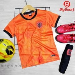 Áo đá bóng trẻ em Hà lan 2022-2023 màu cam