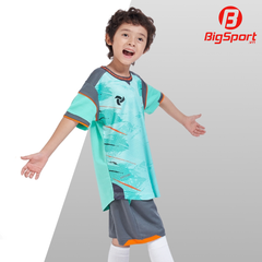 Áo đá bóng trẻ em không logo JustPlay Optimus