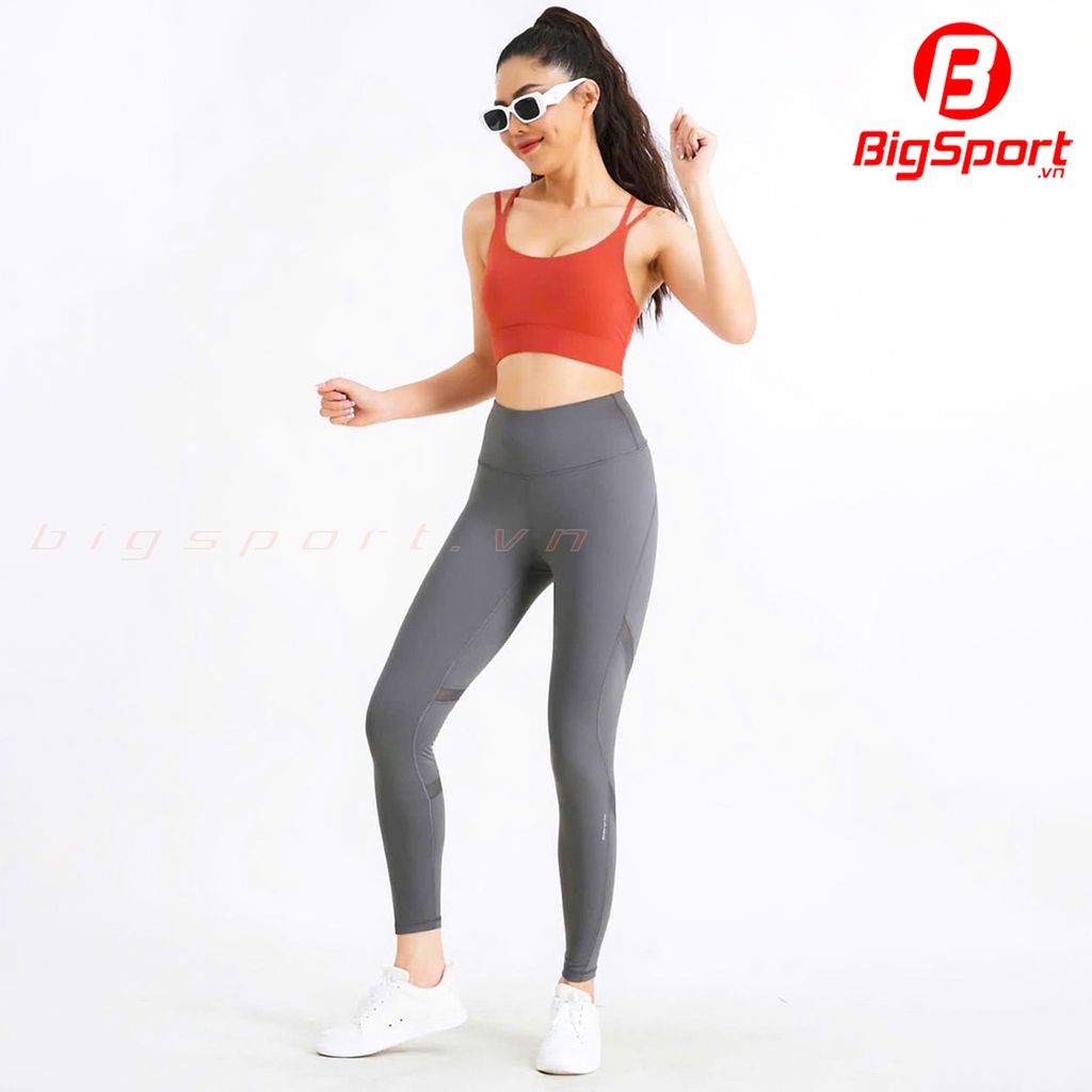 Quần dài tập Gym - Yoga nữ phối lưới icado QD46