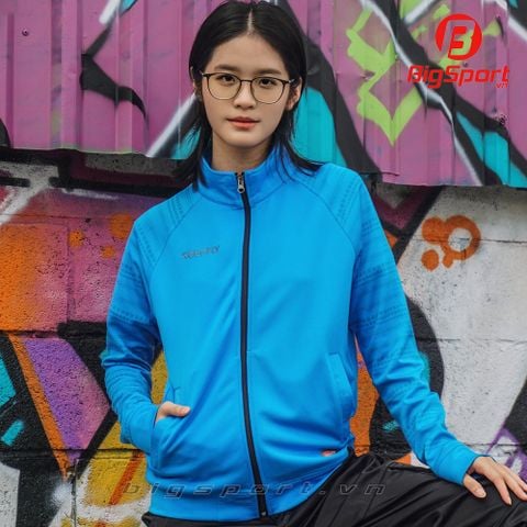 Áo khoác thể thao nam Keep Fly Flow chính hãng màu xanh ya