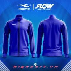 Áo khoác thể thao nam Keep Fly Flow chính hãng màu xanh bích