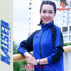 Áo khoác thể thao nữ Keep Fly Kaiser màu xanh bích