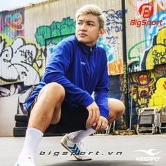 Áo khoác thể thao nam Keep Fly Flow chính hãng màu xanh bích