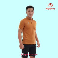 Áo Polo thể thao nam Egan 2 UV màu nâu