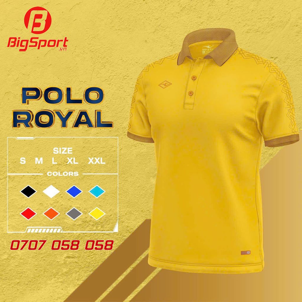 Áo Polo thể thao Keep Fly Royal
