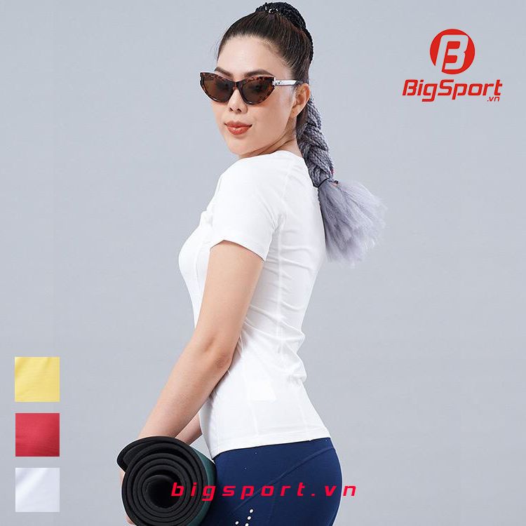 Áo tập gym nữ cổ tim Icado AT5