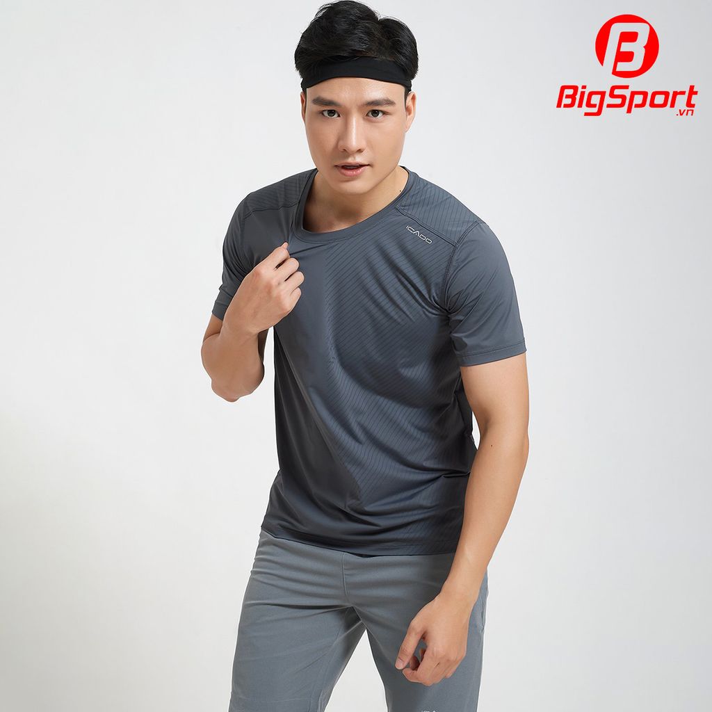 Áo thể thao nam cổ tròn Icado AT38
