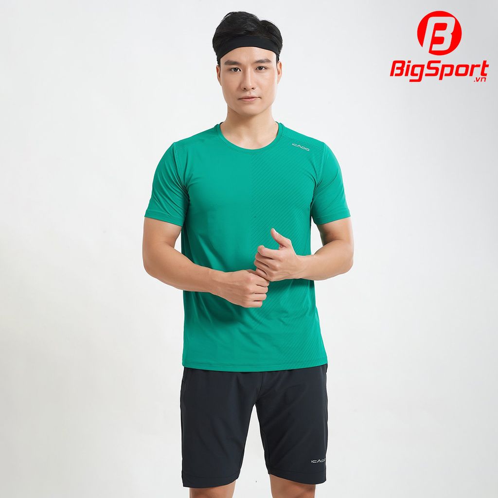 Áo thể thao nam cổ tròn Icado AT38