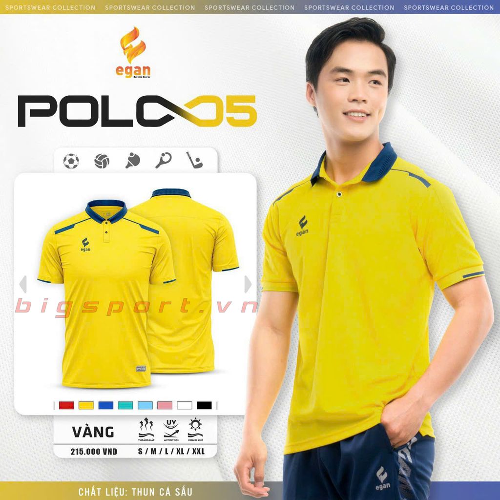 Áo thể thao Polo Egan 5 UV