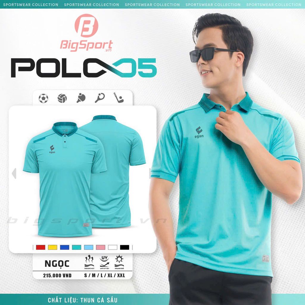 Áo thể thao Polo Egan 5 UV
