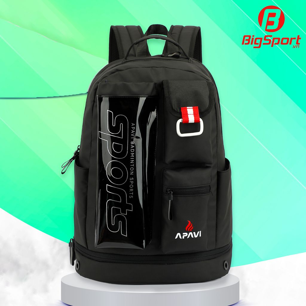 Balo cầu lông Apavi AB-222 màu đen