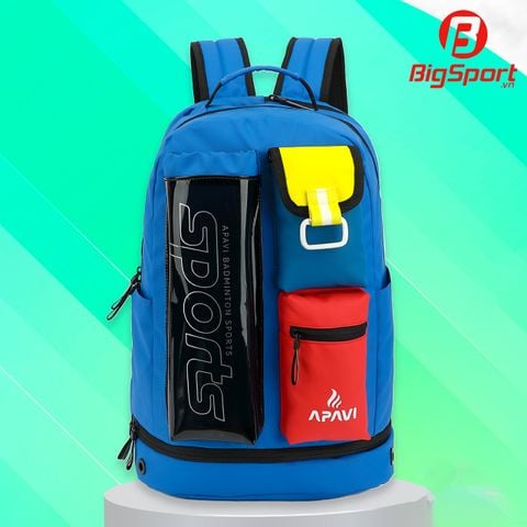 Balo cầu lông Apavi AB-222 màu xanh