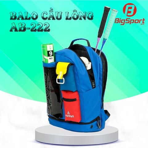 Balo cầu lông Apavi AB-222 màu xanh