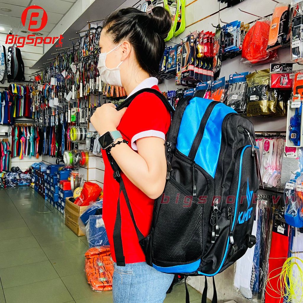 Balo cầu lông Kamito Balo20014 màu đen xanh