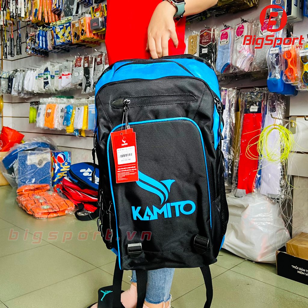 Balo cầu lông Kamito Balo20014 màu đen xanh