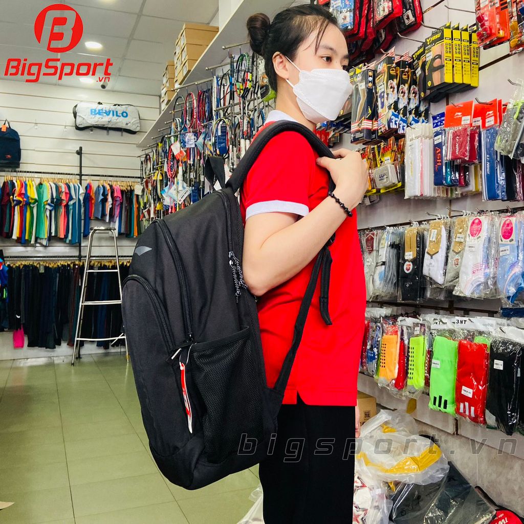 Balo cầu lông Lining ABSR142 màu đen chính hãng
