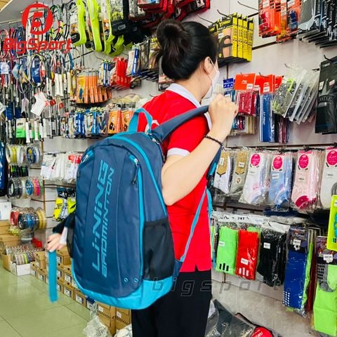 Balo cầu lông Lining ABSR142 màu xanh chính hãng
