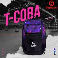 Balo cầu lông Kamito T-Coba màu đen phối tím