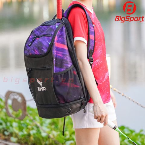 Balo cầu lông Kamito T-Coba màu đen phối tím