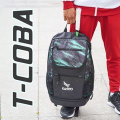Balo cầu lông Kamito T-Coba màu đen phối xanh ngọc