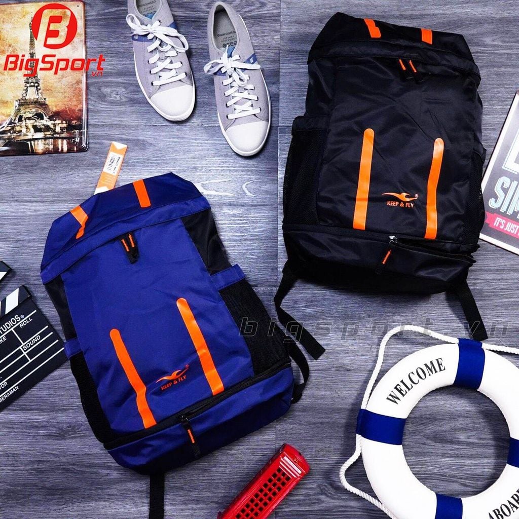 Balo thể thao Keep & Fly Backpack Sky màu xanh đen