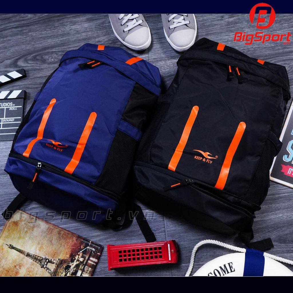 Balo thể thao Keep & Fly Backpack Sky màu đen