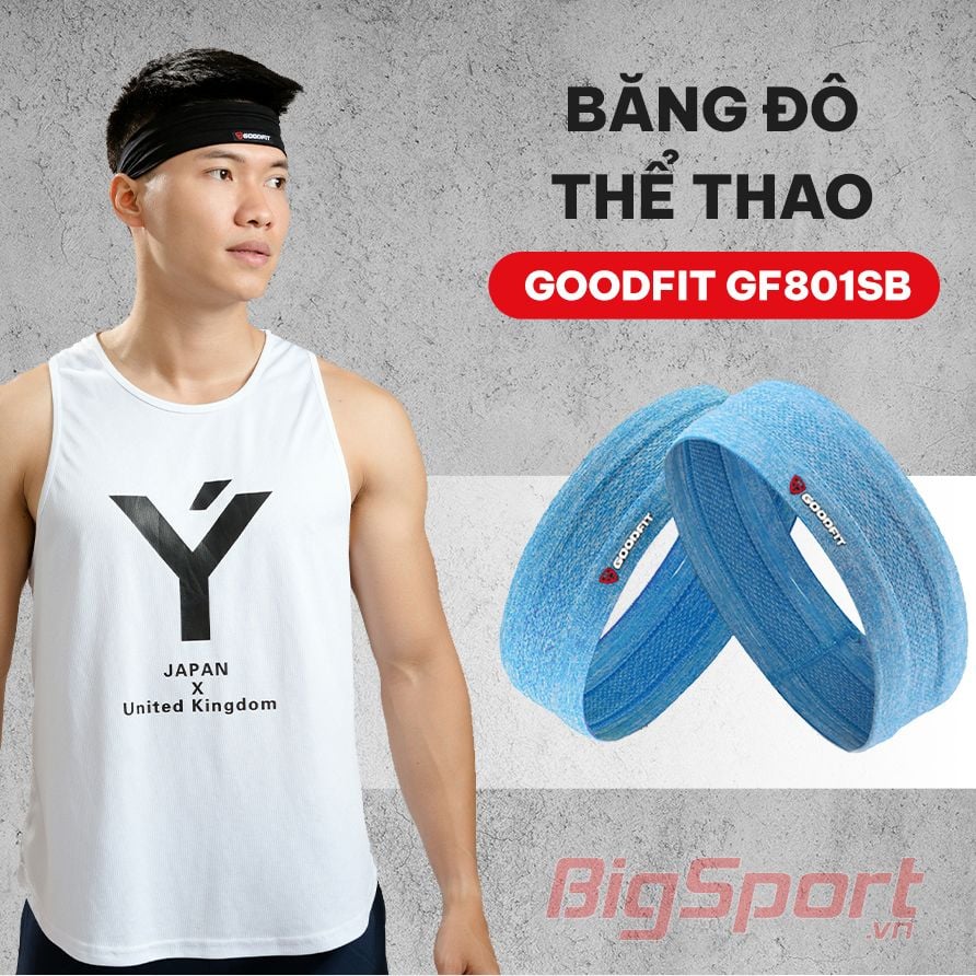 Băng chặn mồ hôi đầu Goodfit GF801SB