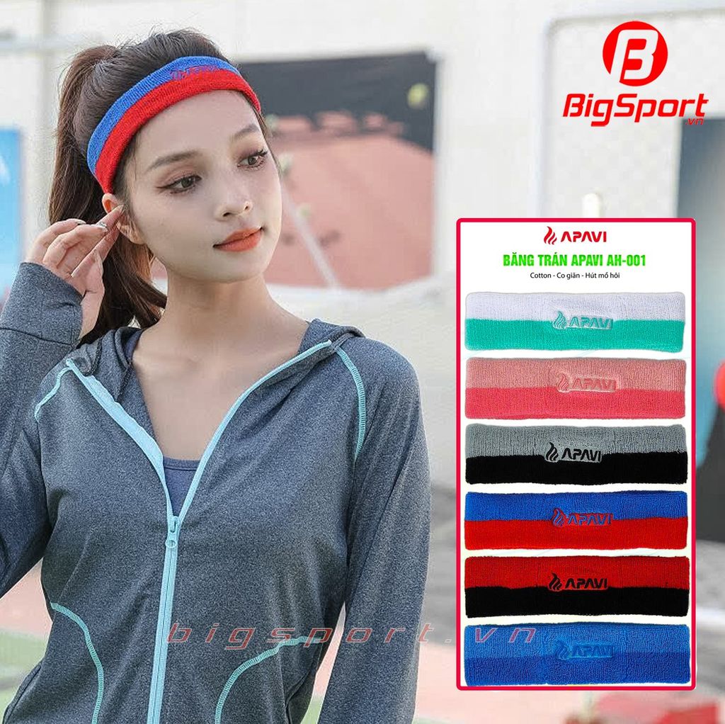 Băng chặn mồ hôi đầu Apavi AH 001