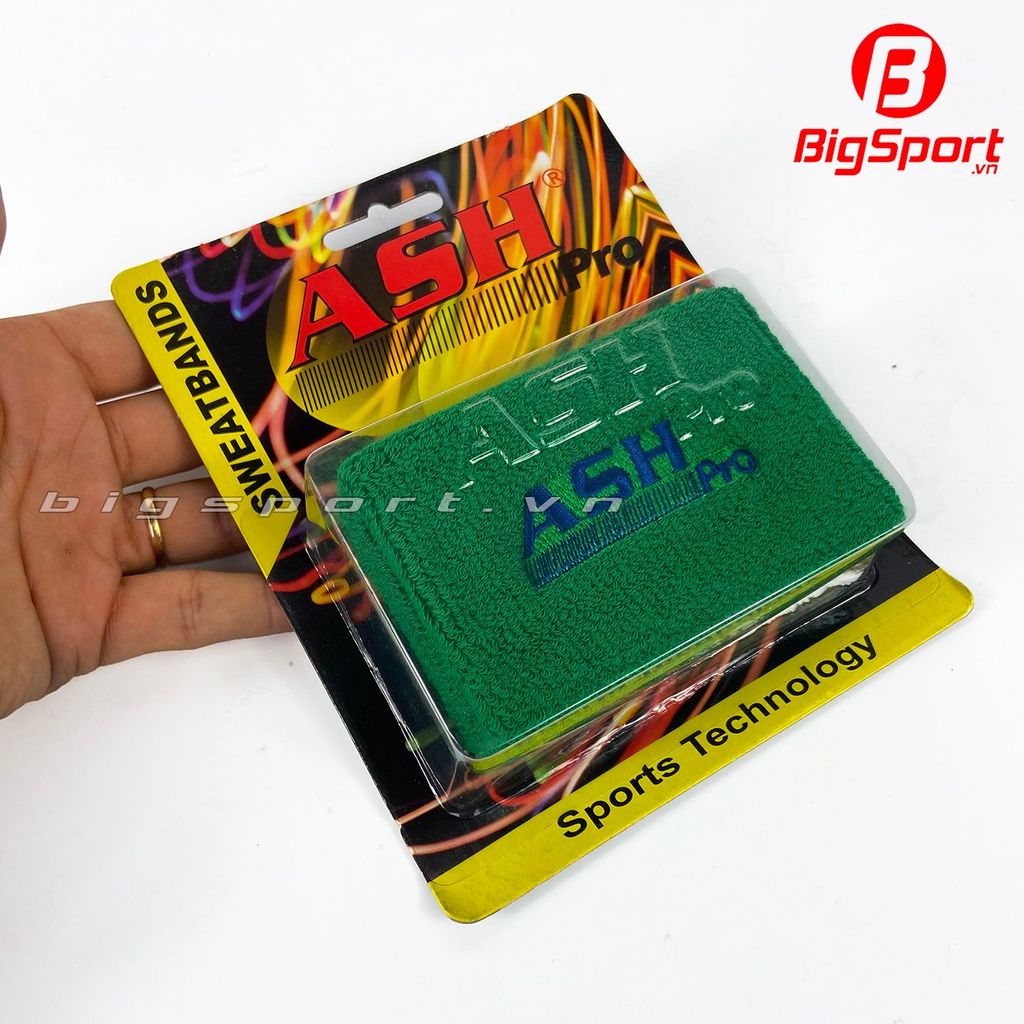 Băng chặn mồ hôi cổ tay ASH Pro size dài