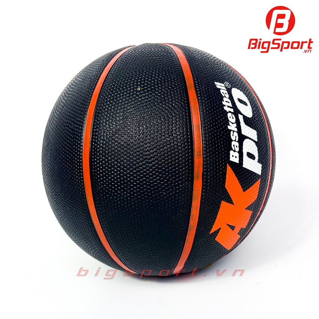 Bóng rổ cao su AkPro số 6 màu đen
