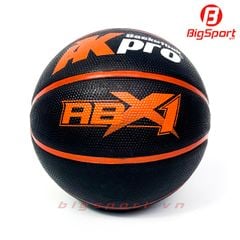 Bóng rổ cao su AkPro số 6 màu đen