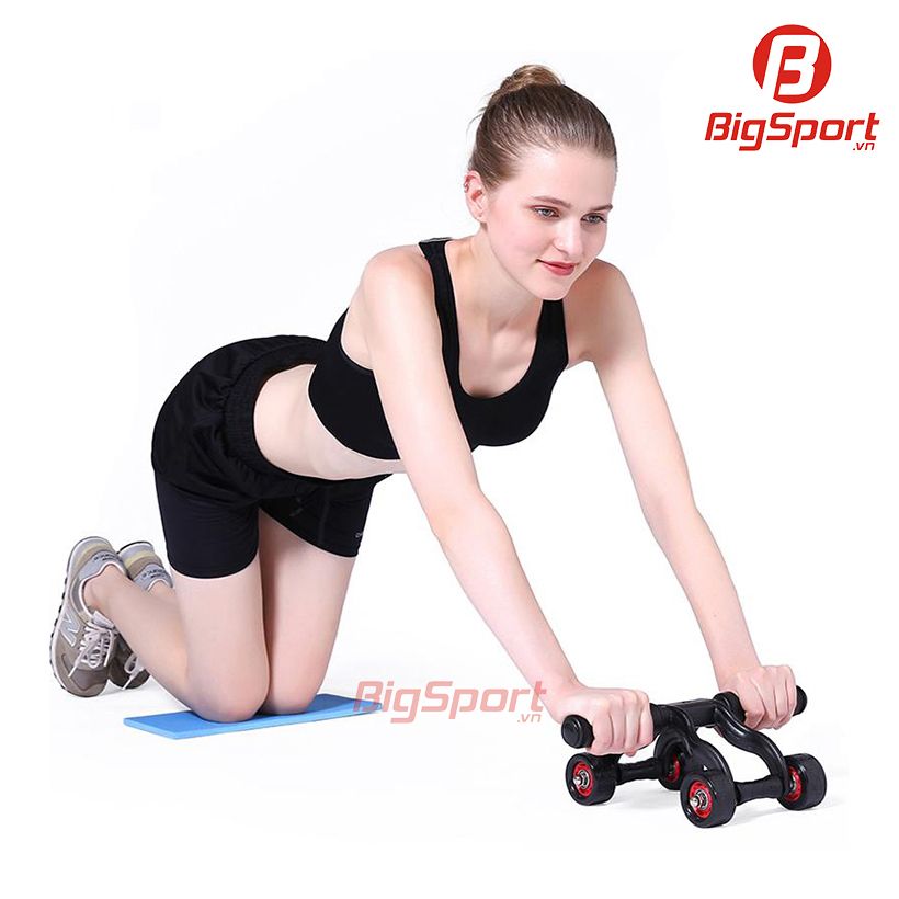 Con lăn tập bụng 4 bánh ABS cở lớn