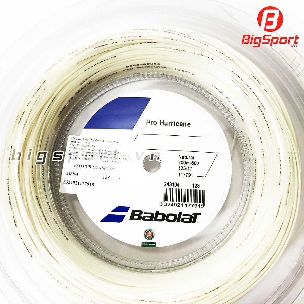 Cước đan vợt tennis Babolat Hurricane